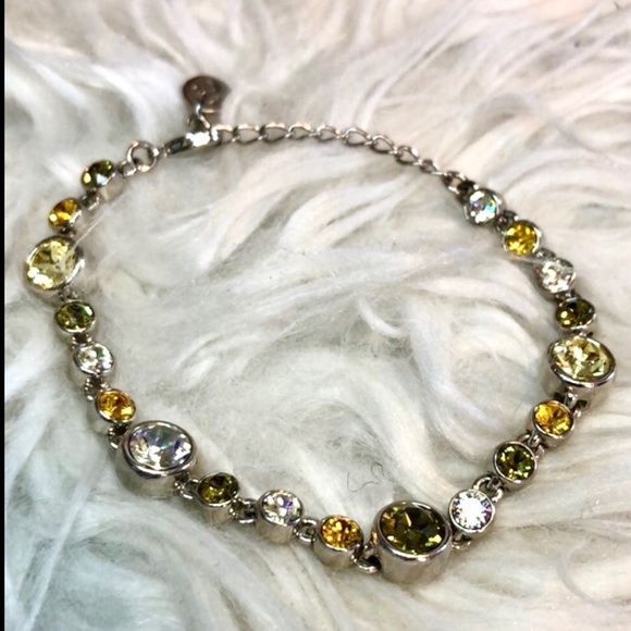 Touchstone Crystal Jewelry - Vintage Touchstone Crystal Bracelet RARE FIND!!
